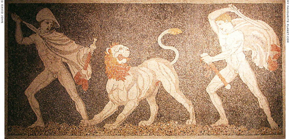 The Lion Hunt mosaic, Pella Archaeological Museum at My Favourite Planet The Lion Hunt mosaic, Pella Archaeological Museum at My Favourite Planet
