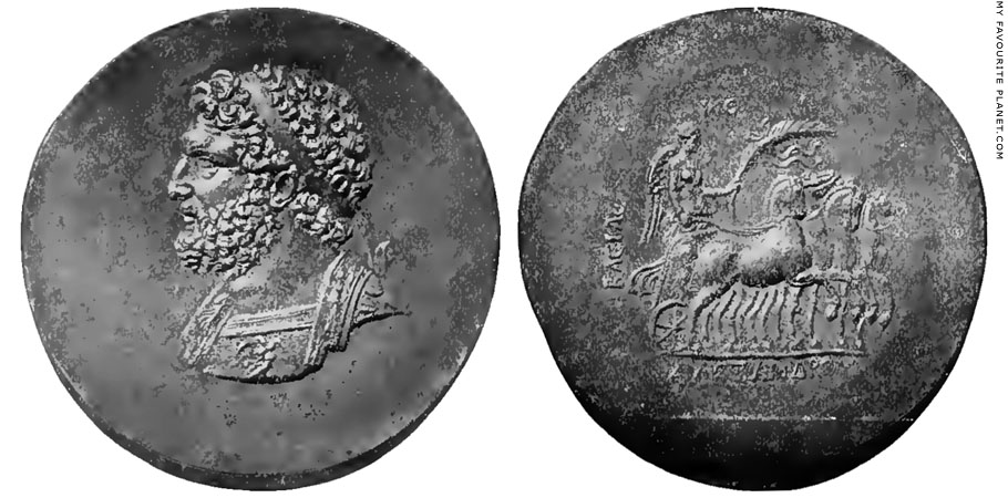 A portrait of Philip II of Macedon on a gold medallion from Tarsus at My Favourite Planet A portrait of Philip II of Macedon on a gold medallion from Tarsus at My Favourite Planet