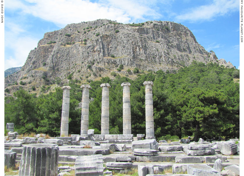The ruins of the temple of Athena Polias, Priene at My Favourite Planet The ruins of the temple of Athena Polias, Priene at My Favourite Planet