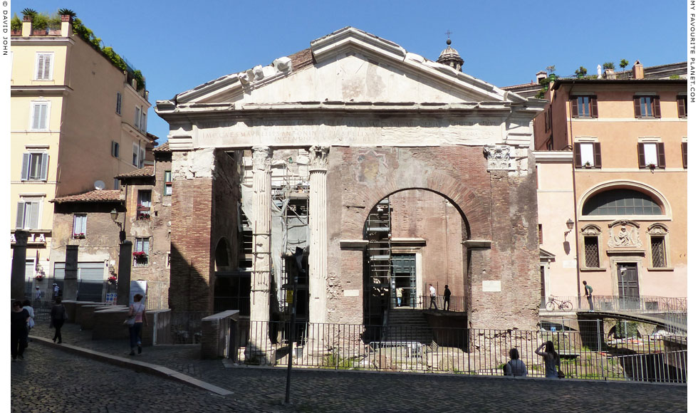 The remains of the Porticus Octaviae, Rome at My Favourite Planet The remains of the Porticus Octaviae, Rome at My Favourite Planet