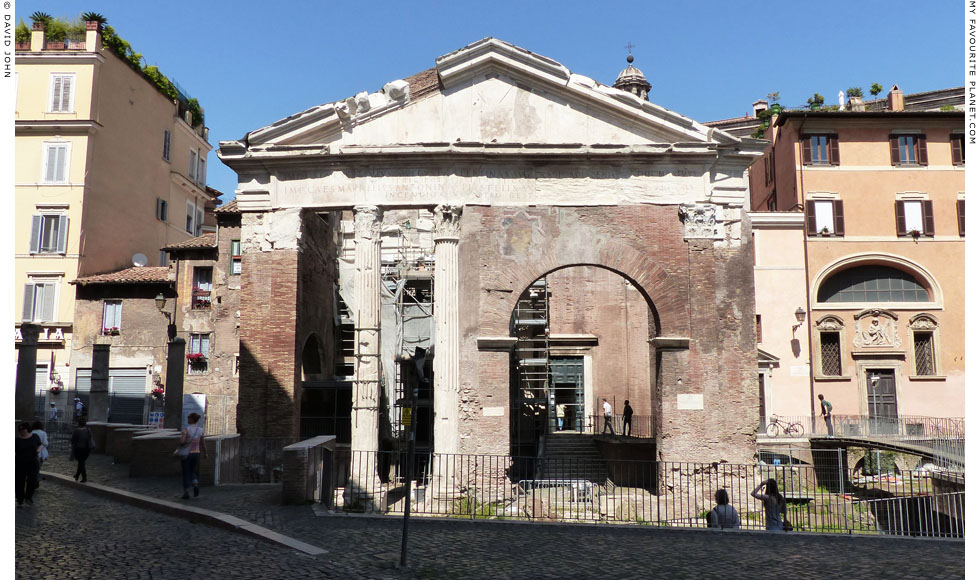 The remains of the Porticus Octaviae, Rome at My Favourite Planet