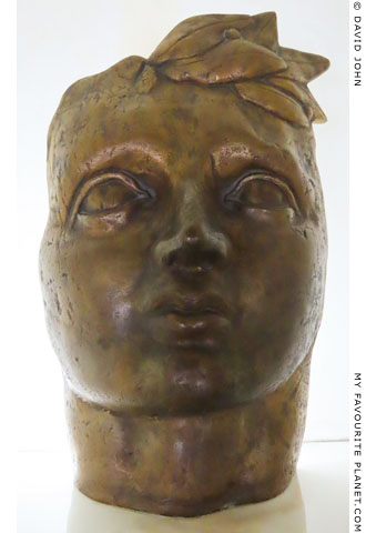 A modern head of Alexander the Great in Thessaloniki Airport, Macedonia, Greece at My Favourite Planet A modern head of Alexander the Great in Thessaloniki Airport, Macedonia, Greece at My Favourite Planet