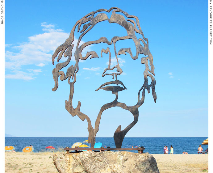 Sculpture of Alexander the Great by Tasos Papadopoulos on Asprovalta beach, Macedonia, Greece at My Favourite Planet Sculpture of Alexander the Great by Tasos Papadopoulos on Asprovalta beach, Macedonia, Greece at My Favourite Planet
