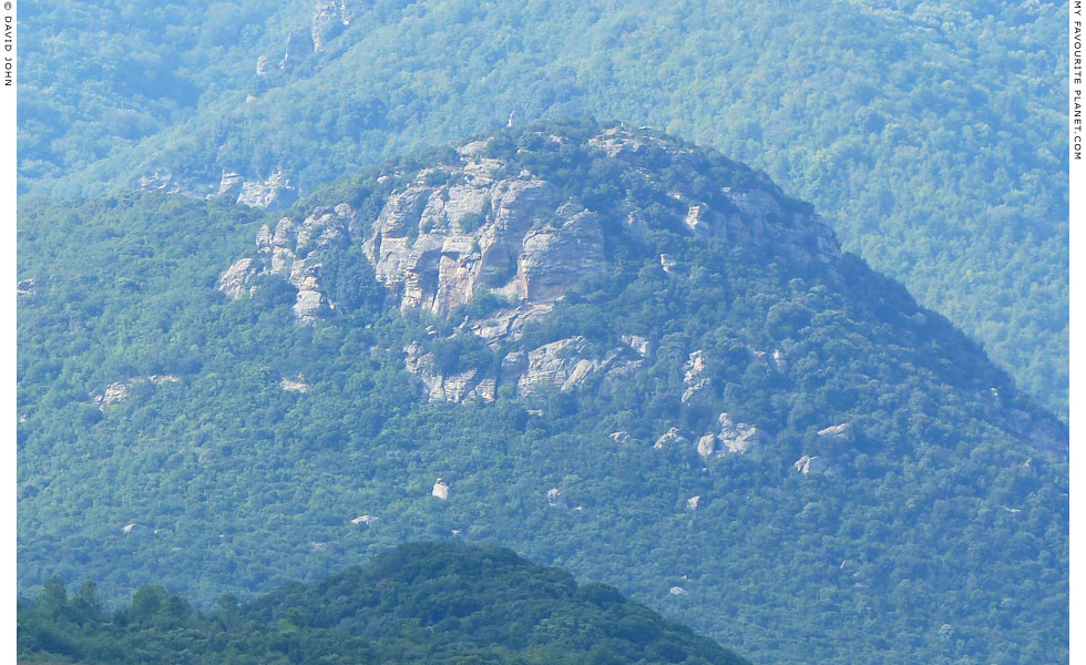 The face of Alexander the Great on Mount Kerdylion, Macedonia, Greece at My Favourite Planet