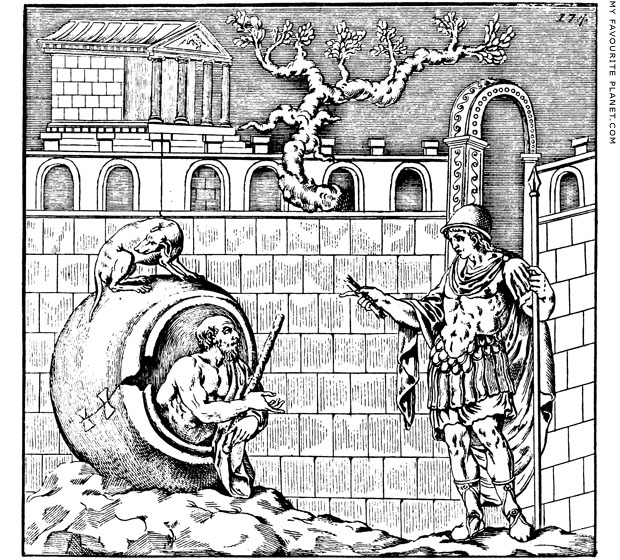 A relief of Alexander meeting with Diogenes at Corinth at My Favourite Planet A relief of Alexander meeting with Diogenes at Corinth at My Favourite Planet