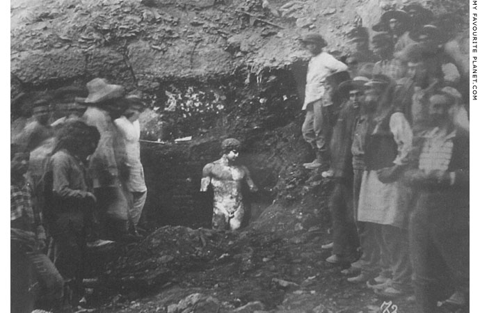 The discovery of the Antinous statue in Delphi at My Favourite Planet