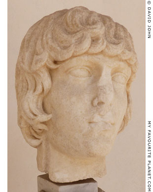 Head of a young man, perhaps Antinous at My Favourite Planet