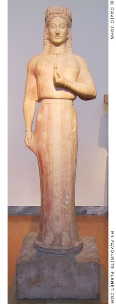 The Phrasikleia kore statue by Aristion of Paros at My Favourite Planet