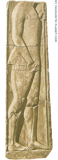 The Archaic warrior grave stele discovered at Ikaria, Attica at My Favourite Planet The Archaic warrior grave stele discovered at Ikaria, Attica at My Favourite Planet