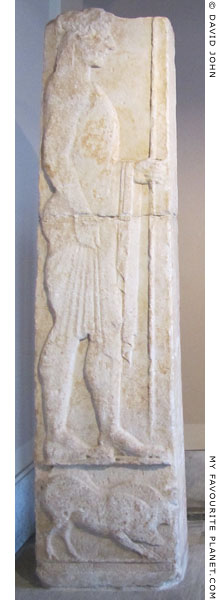 Archaic warrior grave stele from the Greek island of Syme at My Favourite Planet Archaic warrior grave stele from the Greek island of Syme at My Favourite Planet