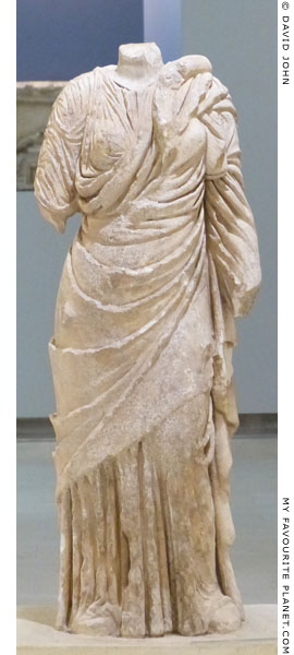 A marble statue of Hygieia from Amphipolis at My Favourite Planet