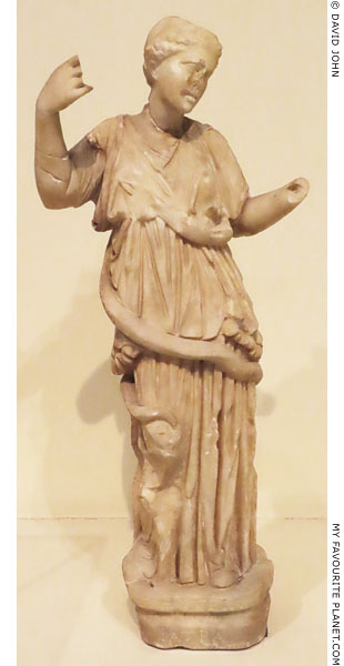 Marble statuette of Hygieia from Epidauros at My Favourite Planet Marble statuette of Hygieia from Epidauros at My Favourite Planet