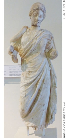 Marble statuette of Hygieia from Dion, Macedonia at My Favourite Planet