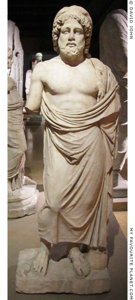 Marble statue of Asklepios, Istanbul Archaeological Museum at My Favourite Planet