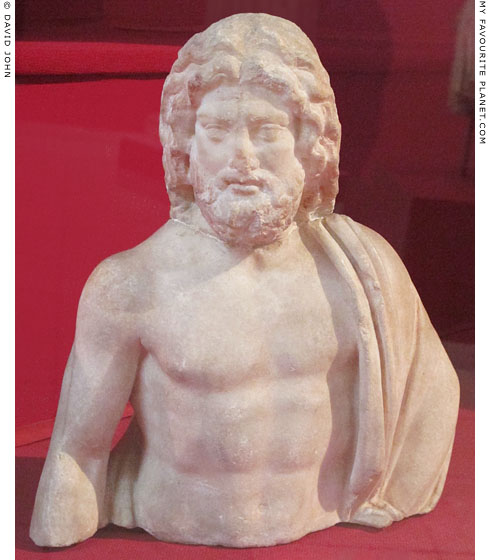 Marble statuette of Asklepios from Ephesus at My Favourite Planet