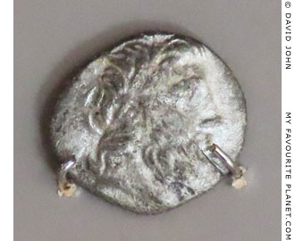 A drachm coin of Kos with the head of Asklepios at My Favourite Planet