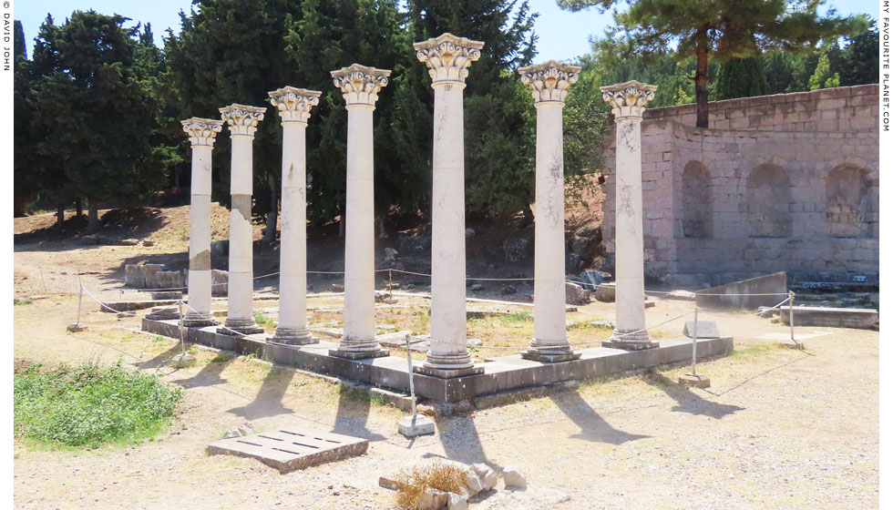 Temple C on the middle terrace of the Asklepieion, Kos at My Favourite Planet