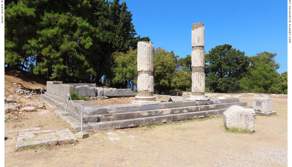 Temple B on the middle terrace of the Kos Asklepieion at My Favourite Planet