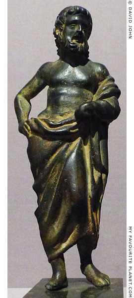 Bronze figurine of Asklepios, British Museum at My Favourite Planet