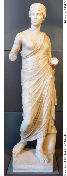 Marble statue of Hygieia, Capitoline Museums, Rome at My Favourite Planet
