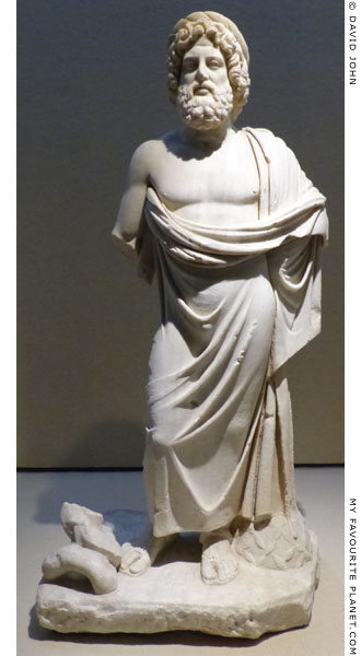 Marble statuette of Asklepios of the Giustini-Neugebauer type at My Favourite Planet