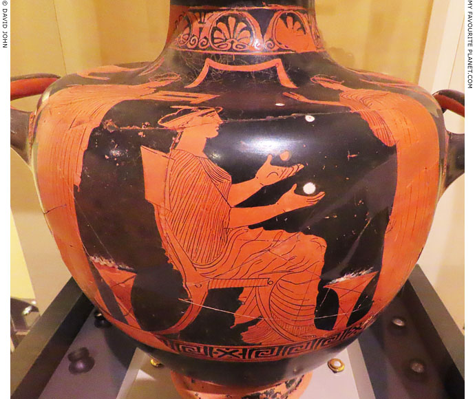 Attic red-figure hydria attributed to the Christie Painter at My Favourite Planet