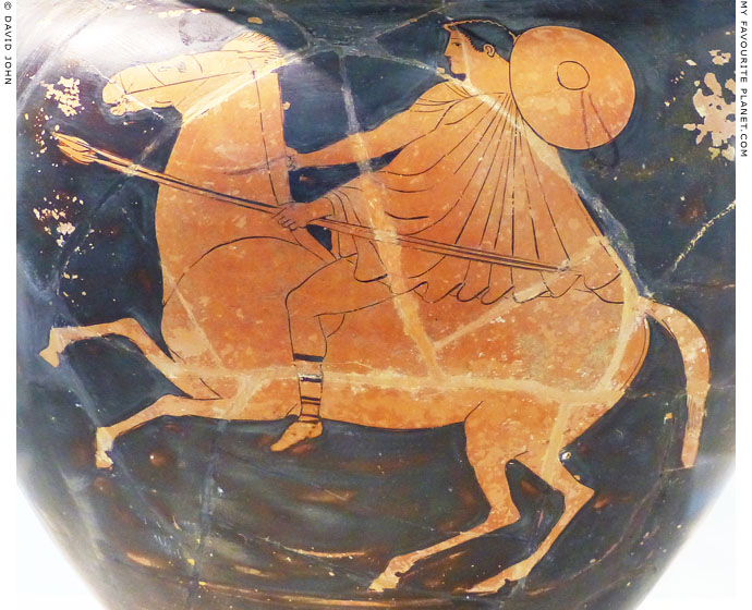 A young horseman on an Attic red-figure column krater from Argilos, Macedonia at My Favourite Planet