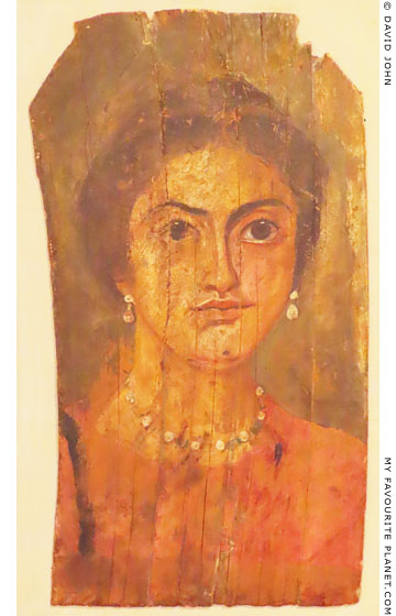 A mummy portrait of a youg girl from Egypt at My Favourite Planet A mummy portrait of a youg girl from Egypt at My Favourite Planet