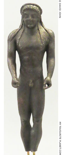 A bronze statuette from the sanctuary of Apollo Ptoos, Akraiphia, Boeotia at My Favourite Planet