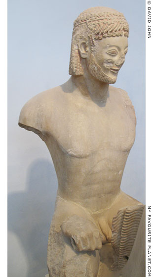 Detail of the Rampin Rider statue at My Favourite Planet