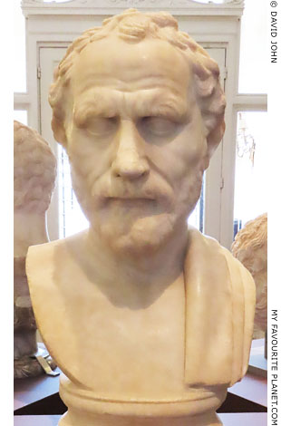 Bust of Demosthenes in the Vatican at My Favourite Planet