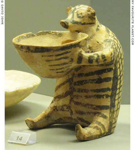 A Cycladic ceramic vase in the form of a hedgehog at My Favourite Planet