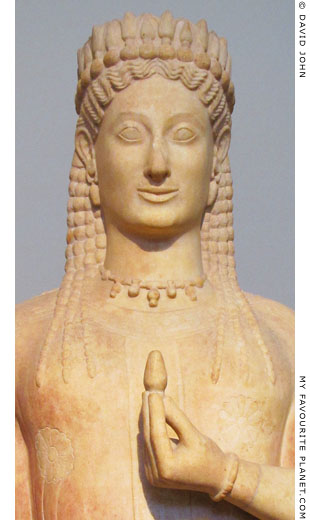 The Phrasikleia kore statue by Aristion of Paros at My Favourite Planet