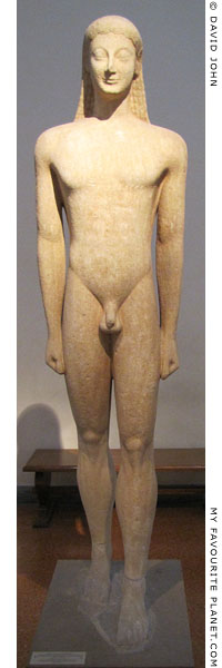 A kouros statue from Melos, Greece at My Favourite Planet