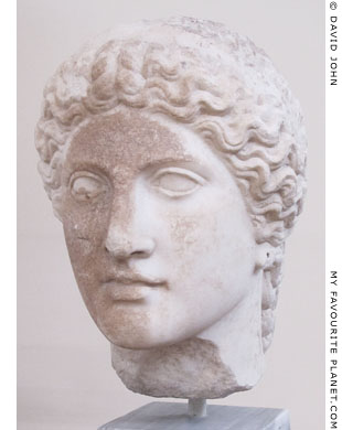 A marble head of Hera from the Argive Heraion at My Favourite Planet