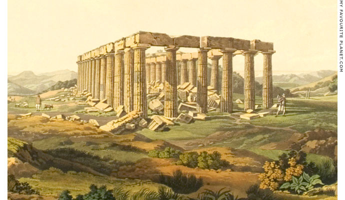 The Temple of Apollo Epikourios at Bassai by Edward Dodwell at My Favourite Planet