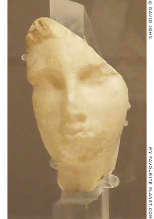 A marble head of a female attributed to the workshop of Praxiteles' sons at My Favourite Planet