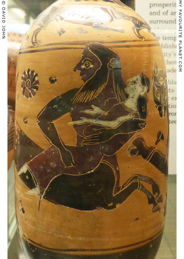 The Centaur Nessos abducting Deianeira by the Deianeira Painter at My Favourite Planet