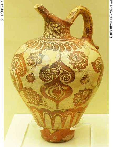 A Mycenaean bridge-spouted jug with Minoan influence at My Favourite Planet