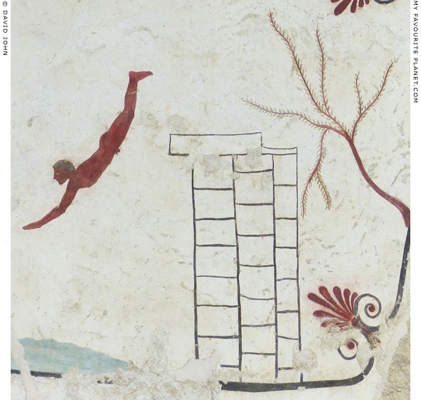 The Diver fresco in Paestum, Italy at My Favourite Planet The Diver fresco in Paestum, Italy at My Favourite Planet