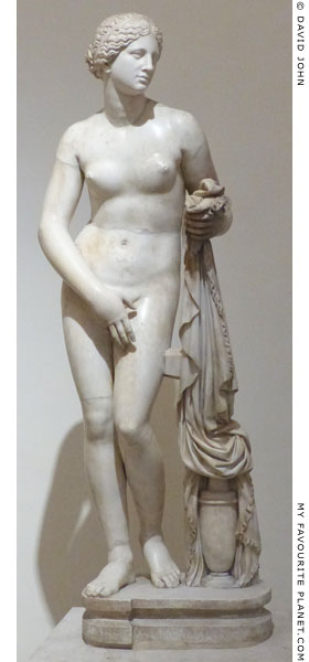 A marble statue of the Aphrodite of Knidos type, Palazzo Altemps, Rome at My Favourite Planet