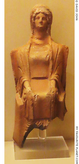 Terracotta statuette of Demeter from Abdera, Thrace at My Favourite Planet