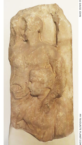 Demeter and Persephone on a votive relief from Pangrati, Athens at My Favourite Planet Demeter and Persephone on a votive relief from Pangrati, Athens at My Favourite Planet