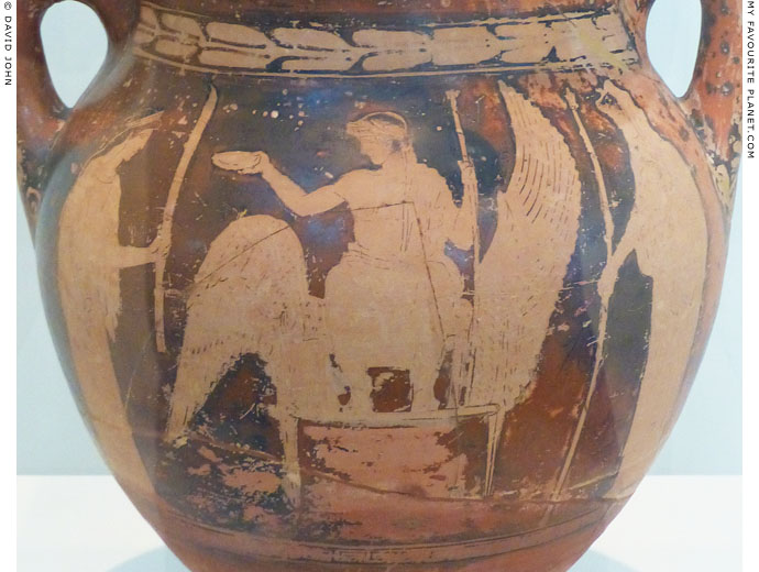 Attic red-figure amphora showing Persephone, Triptolemos and Demeter at My Favourite Planet