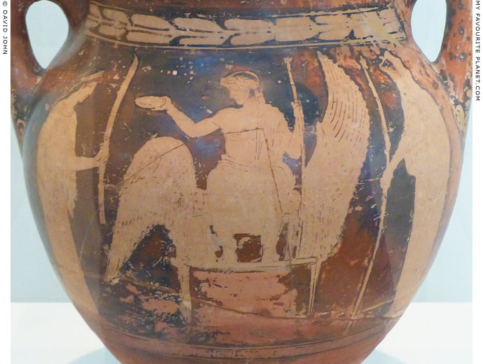 Attic red-figure amphora showing Persephone, Triptolemos and Demeter at My Favourite Planet