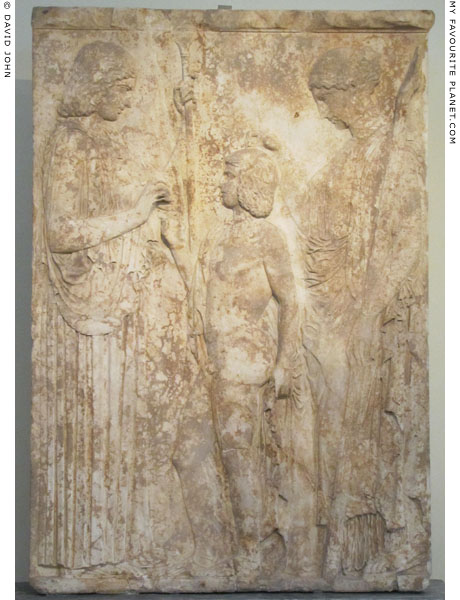 The Great Eleusinian Relief of Demeter, Persephone and Triptolemos, from Eleusis at My Favourite Planet