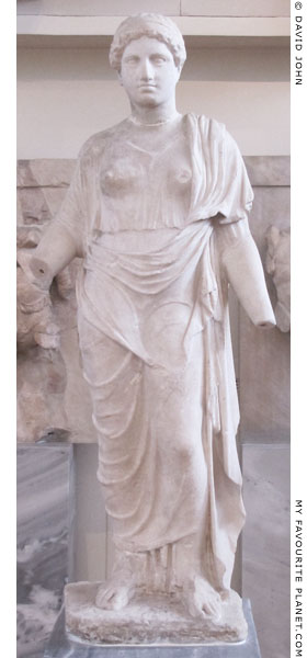 Marble statue of Persephone at My Favourite Planet