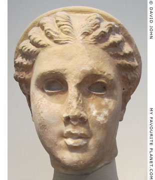 Head of Artemis from the Lykosoura statue group at My Favourite Planet