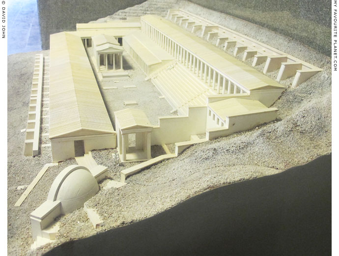 Model of the sanctuary of Demeter on the Pergamon acropolis at My Favourite Planet