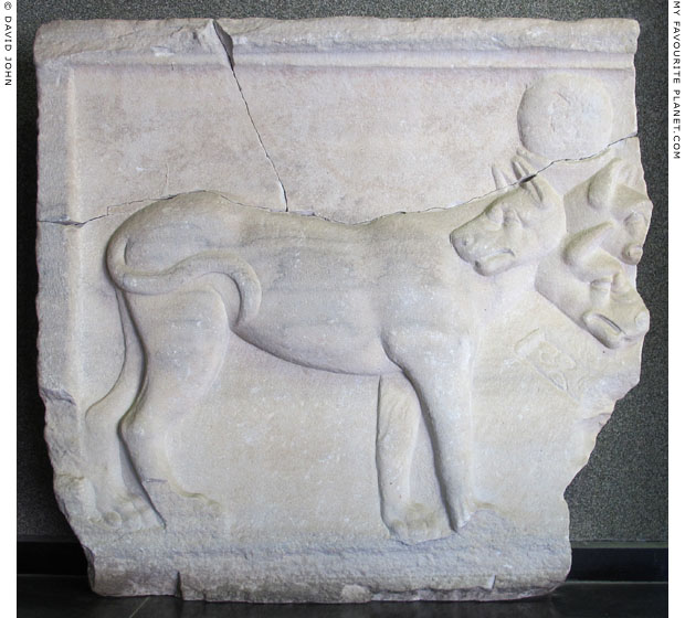 Marble relief of Cerberus from Pergamon at My Favourite Planet